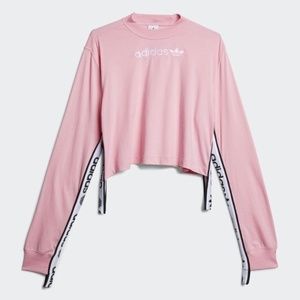 NWT Adidas Light Pink Tape Tee